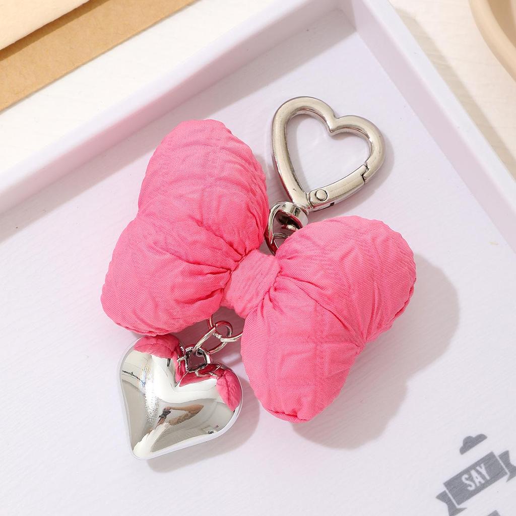 Creative Pearl Bow Pendant Keychain: Exquisite Gift Accessory for Bag or Phone Case