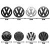 VW GTI GOLF Ventilkappensets 2026 Heiß Volkswagen VW Radkappen VW 120mm 110mm Auto Logo Emblem Haube Vorne und Hinten Heckzeichen Hinten B