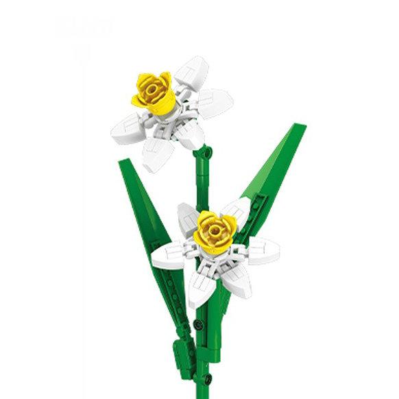 Modello Fiore Bouquet Eterno Blocchi da Costruzione Pianta Decorativa Creativa per Scrivania Casa Assemblare Mattoncini Giocattolo Educativo Regali per Bambine Bambini