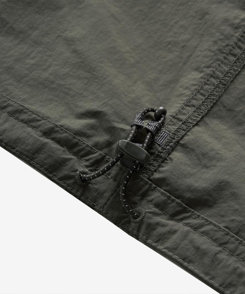 Nyuballanseu Nbntg21513 / Uni Frozen Cotton-Like Cargo Wide Pants (Dark Khaki)