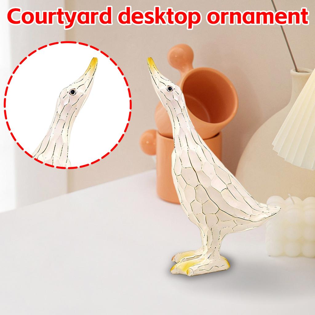 Garden Ornaments With Crooked Heads For Courtyard Decoration