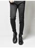 Plus Size Men's Leather Chelsea Boots - Warm, Thickened, First Layer Cowhide