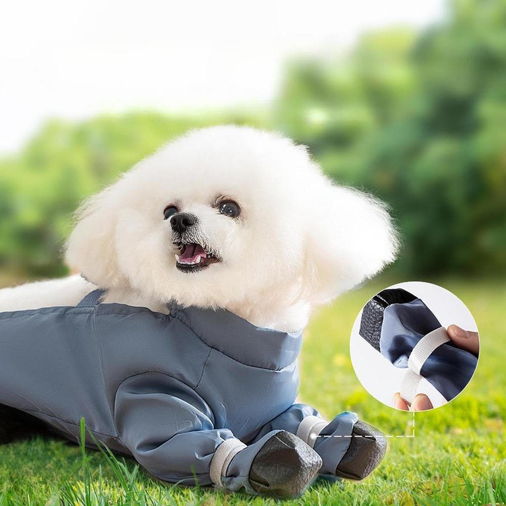 Hund Outdoor Hose Rutschfeste Schuhe Oberbekleidung Kleidung Verstellbare Schnalle Laufen