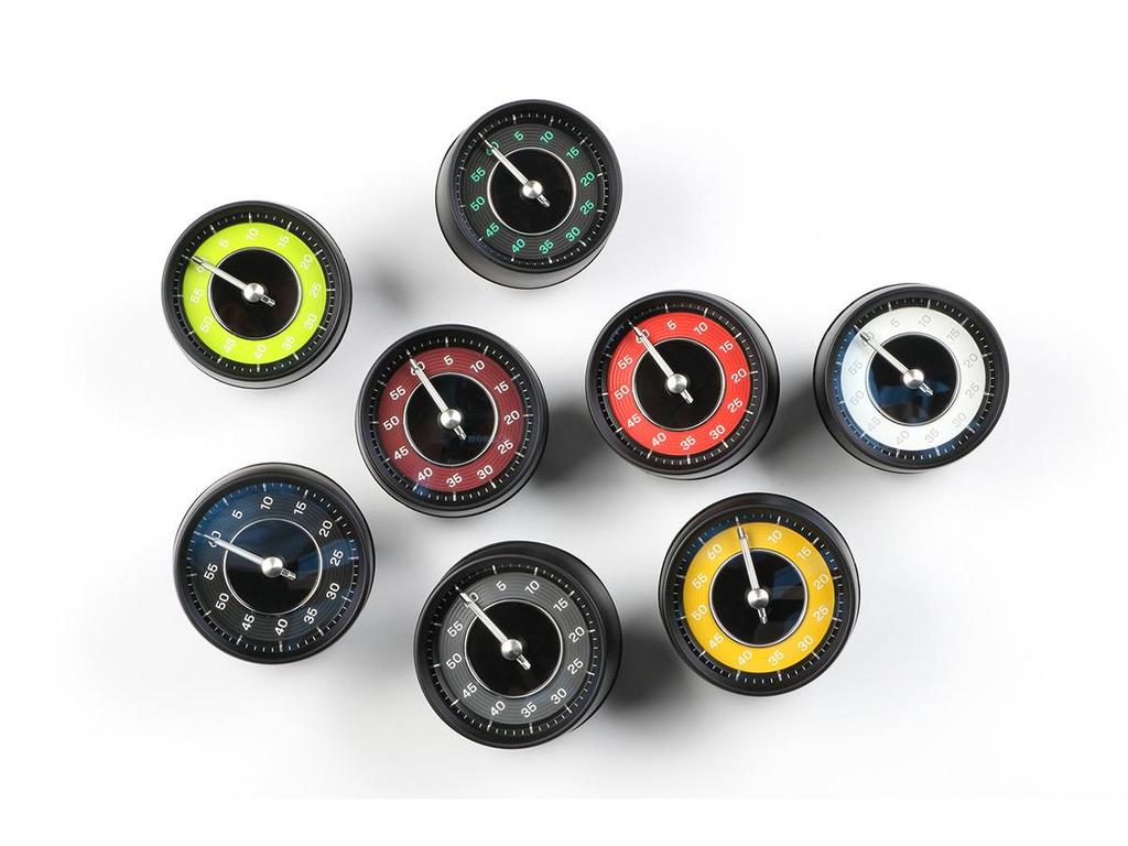 Porsche Taycan Dashboard Clock Upgrade: Mechanical Stopwatch Cover Plate