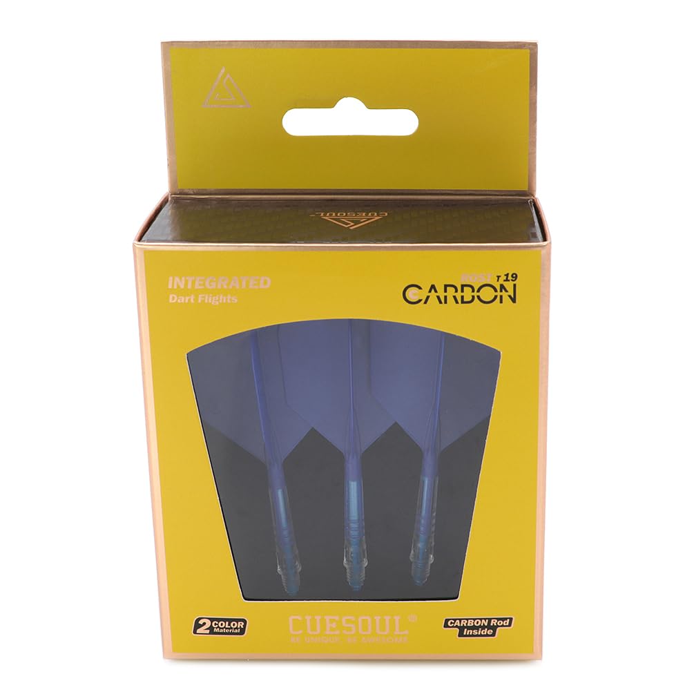 Cuesoul ROST AK57 T19 Carbon Fiber Rod Integrated Flight Big Wing Shape Set of 3 Built-in (CS-AK575-6)