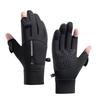 Zipper Pocket Touch Screen Gloves Unisex Flip Gloves Winter Outdoor Sports Gloves Outdoor Sports