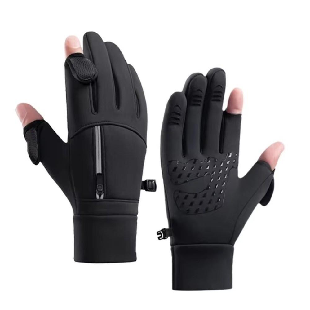 Storage Design Touch Screen Gloves Unisex Flip Gloves Warm Outdoor Sports Gloves Riding