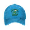 St Patricks Day Chef Lucky Shamrock Baseball Caps Distressed Denim Washed Cooking Snapback Unisex Women Outdoor Adjustable Hats
