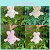 Cozy And Cuddly Rabbit Plush Toy Keychain With Soft Texture And Options Colorful