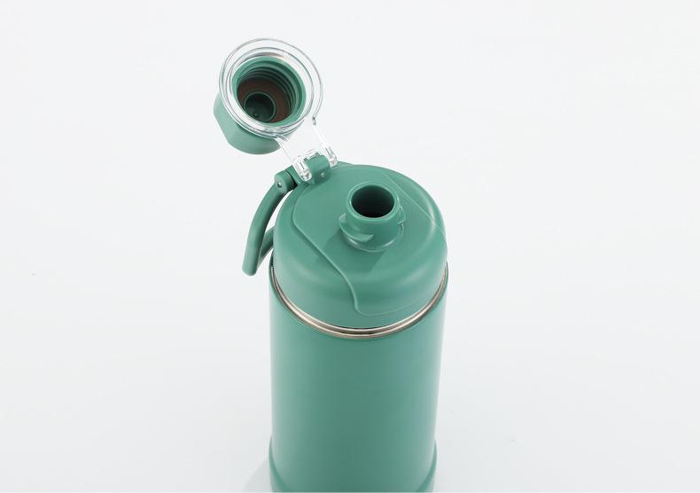 750ml Double Wall Thermos Sports Water Bottle Wide Mouth Drink Thermal Stainless Steel Vacuum Insulated