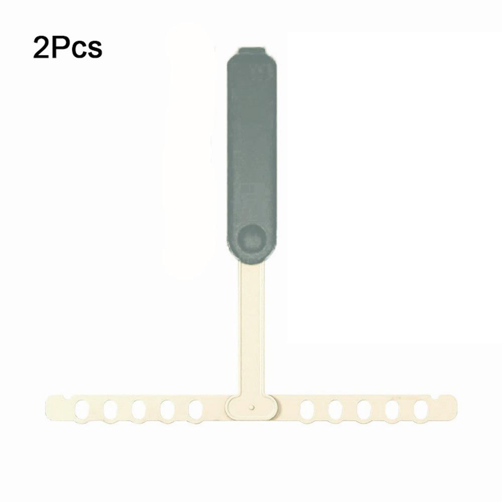 

2Pcs Lightweight Air-Conditioning Clothes Rack Space Saving Travel Hanger Hotel зелёный