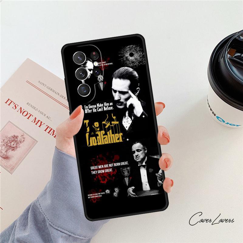 The Godfather phone case For Samsung Galaxy S24 S25 S23 S22 Ultra Note 10 20 Plus S20 S21 FE Cover