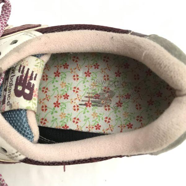 New Balance WR996UD Floral Insole Sneakers 7.5 24.5 Women Blue White Red