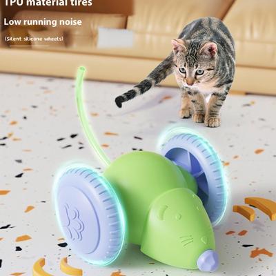 Automatic Cat Toy Mice Moving Self Righting Mute Gift Lightweight Pet Supplies Compact