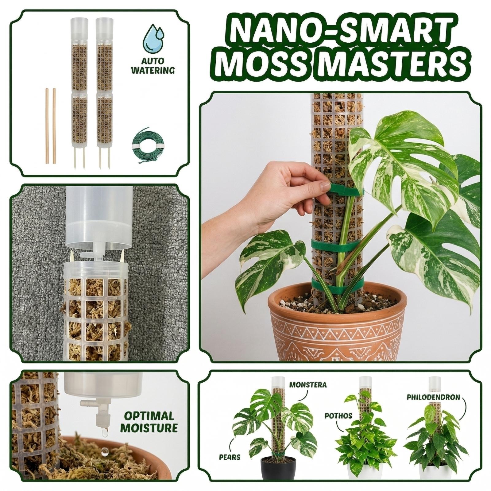 

Jegu Self-Watering Moss Pole For Monstera Plant Support One Size