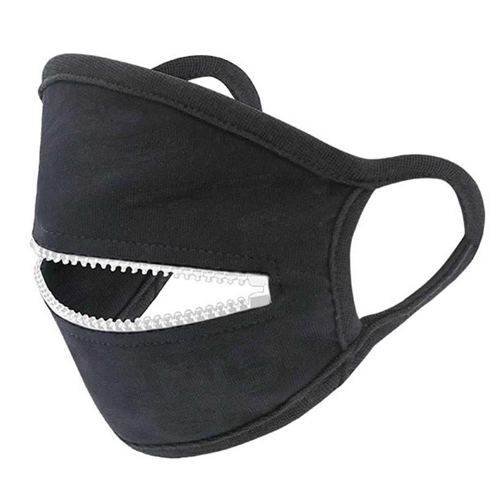 Non Disposable Adult Unisex Outdoor Zipper Mask Foggy  Sunscreen Can Be Washed