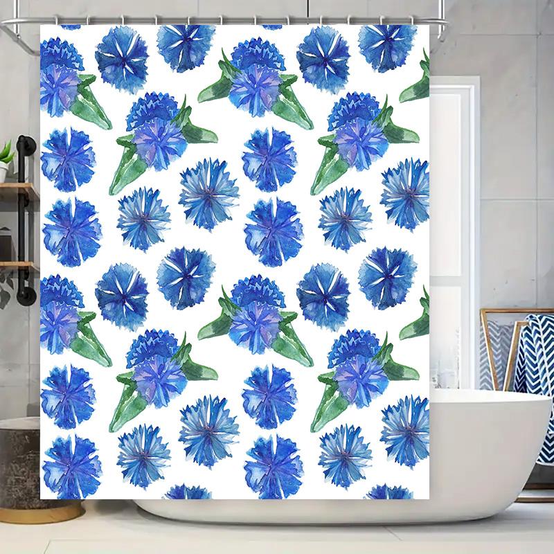 

Shower Curtain With A Beautiful Floral Design Perfect For Any Bathroom W60H190(CM)-1 Pcs