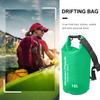 2L/5L/10L Wasserdichte Schwimmtasche Packsack Outdoor Rafting Kajakfahren Flusstrekking Rafting Angeln Schwimmen Bootfahren Wasserbeutel