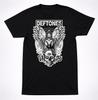 Deftones Eulen Schädel Grafik T-Shirt Alternative Metal Band T-Shirt Schwarz