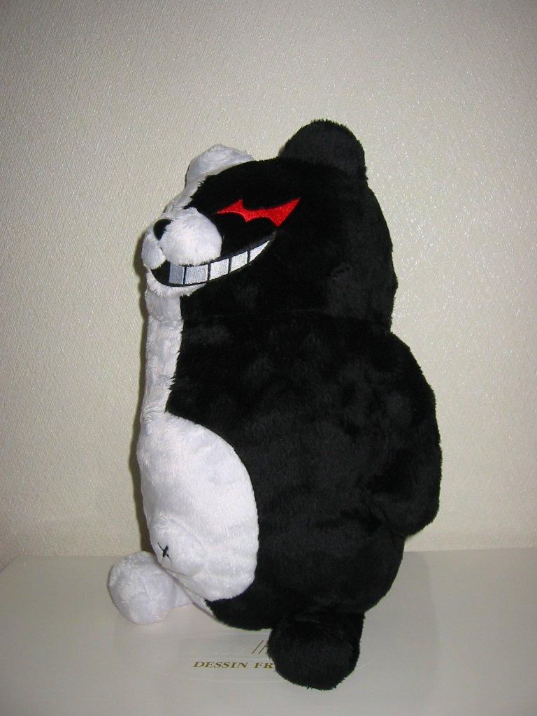 The Animation Monokuma Big Plush Toy Danganronpa [Monokuma (Natural)]