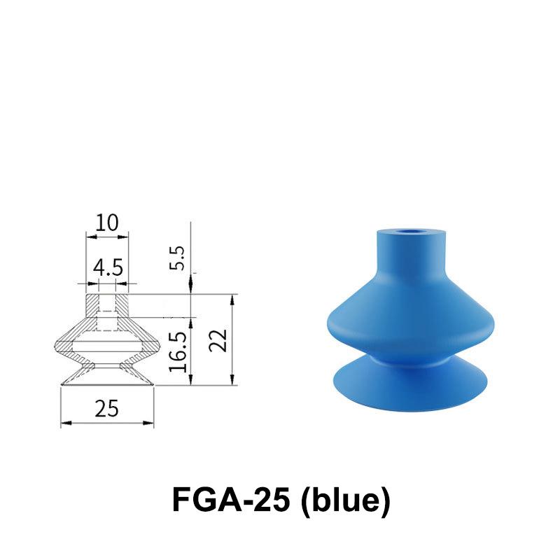 Fga-11/14/16/20/33/43/53/63 Threaded Suction Cup Organ Silicone Festos Rubber Suction Cup Vacuum Sucker Vento
