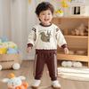 Kids Casual Long-Sleeve Set, Comfortable Daily Wear Outfits