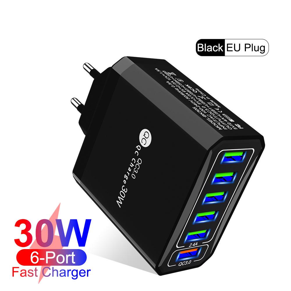 PD65W GaN Dual-Port Fast Charger for Computers and Tablets - European Standard Adapter
