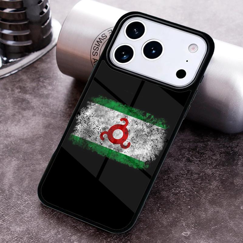 

Ingushetia Flag Phone Case for iPhone 17 16 15 Pro Max Air 14 13 12 11 Plus Shockproof Cover iPhone 16 Pro Max