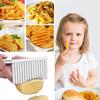 Stainless Steel Potato Chip Slicer Dough Vegetable Fruit Crinkle Wavy Slicer Knife Potato Cutter Chopper Kitchen Cutting Tool
