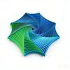 8.5Cm Octagonal Whirling Spiral Fidget Toy Colorful Sensory Relax Antistress Fidget Toy For Adhd/Autism Stress & Anxiety Relief