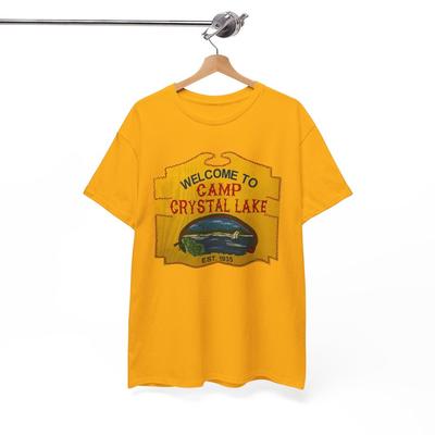Camp Crystal Lake T Shirt Friday the 13th Jason Voorhees Camp Counselor Unisex Unisex T-Shirt