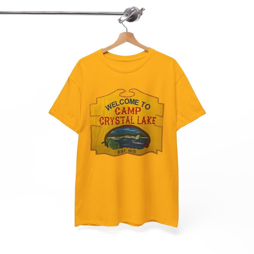 Camp Crystal Lake T Shirt Friday the 13th Jason Voorhees Camp Counselor Unisex Unisex T-Shirt M