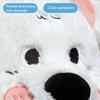Long Dog Pillow Stuffed Animal Cute Puppy Leg Pillow Fluffy Back Support Cushion Cuddly Plush Toy for Side Sleeping Sitting
