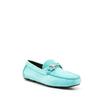 Salvatore Ferragamo Ferragamo Gancini Leather Loafers Blue