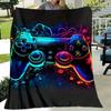 Game Controller Blanket Flannel Blanket Nap Sofa Office Bed Camping Multi-Function Blanket