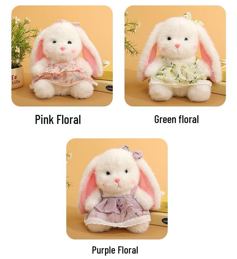 New Pastoral Cute Little Rabbit Plush Toy Doll - Perfect Gift for Girlfriend