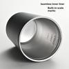 360ML Stainless Steel Coffee Mug Thermos Mug Car Insulated Cup Water Tumbler for Outdoor Sports Non-Slip Travel Vacuum Flask