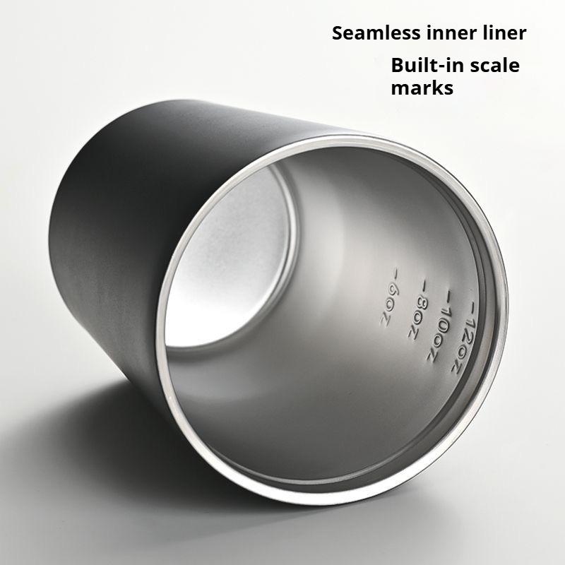 360ML Stainless Steel Coffee Mug Thermos Mug Car Insulated Cup Water Tumbler for Outdoor Sports Non-Slip Travel Vacuum Flask
