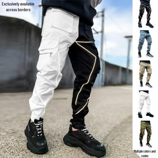 Men's Summer Quick-Dry Waterproof Reflective Casual Shorts