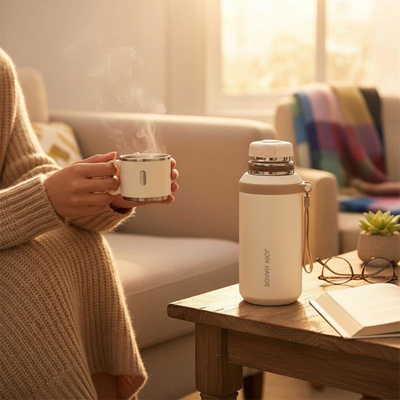 Large Capacity Nonrust Steel Vacuum Insulated Tumblers 12hour Temperature Retention Leak Proof Lid For Office School Travels