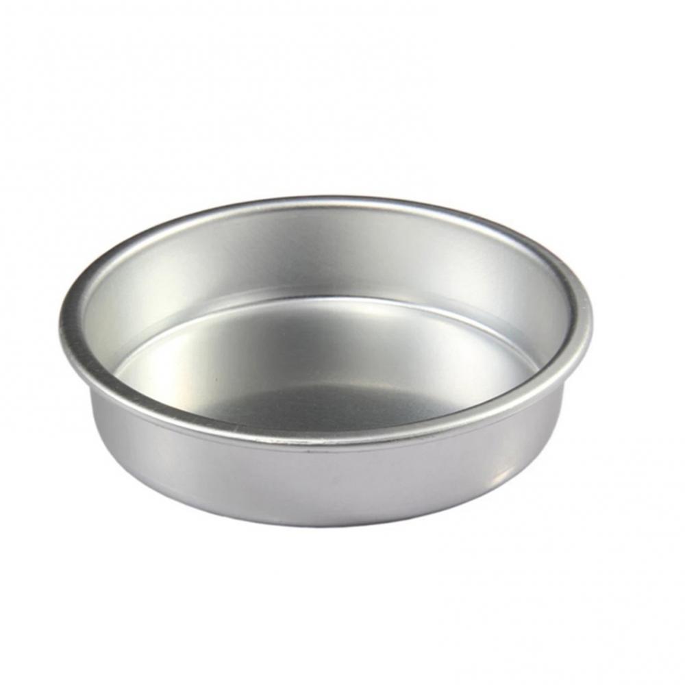 

Mold Aluminum Alloy Baking Tool 4 Inch Round Chiffon Cake Plate Solid Bottom Angel Food Oven Big Cake Bread Hamburger Baking Too