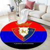 CA Osasuna2 Round Area Rug,Carpet Rug for Living Room Bedroom Sofa Playroom Decor,Non-slip Floor Mat