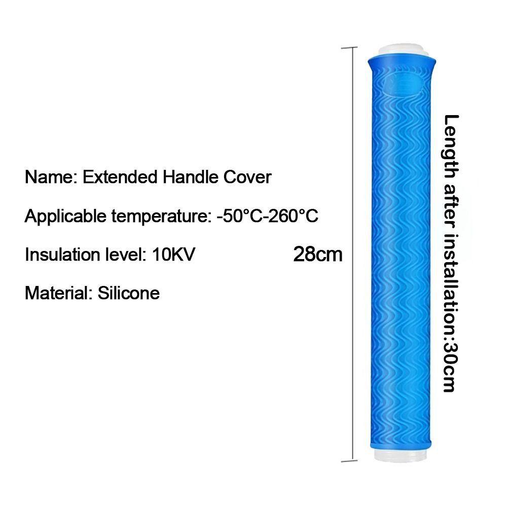 Non Slip Fishing Rod Handle Wrap Silicone Hand Pole Grips Sleeve Wrap Tube Fishing Rod Grip