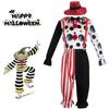 Circus Clown Cosplay Costume Halloween Party Props Funny Stage Performance Suit