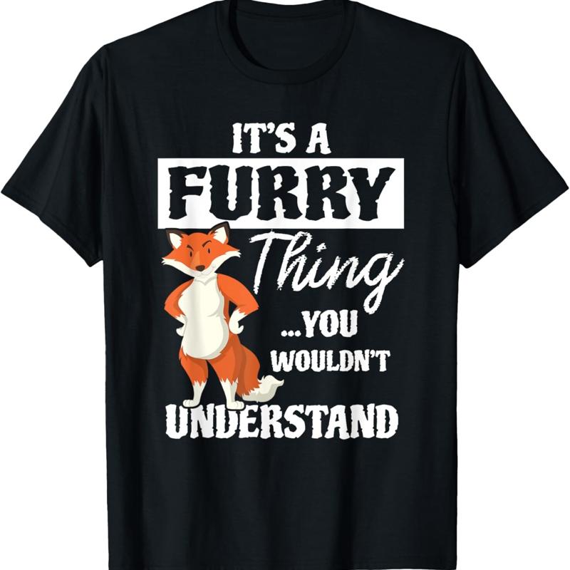 

Furry Fandom Furries T Shirt Cute Animal Cosplay Costume - Men s Summer Cotton Graphic Tee S разноцветный