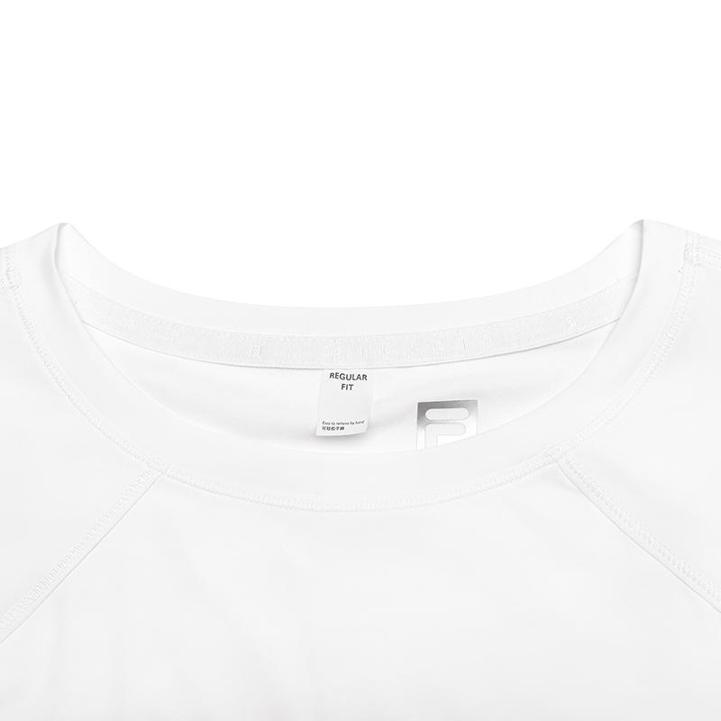 Fila Fitness Cool Touch Moisture Wicking Versatile Trendy Casual Sports Short Sleeve T-Shirt Women Tops Jade-White A11W621111FWT