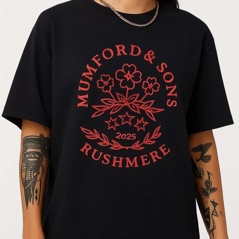 Mumford & Sons Black Cotton Shirt All size S-5XL HS345 Unisex T-Shirt S