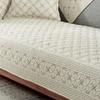 Pure Cotton Needlework Couch Cover Non-Slip Backside Cushion Lounge All Seasons Fabric Art Sofa Cushion Geometric Sofa Cover