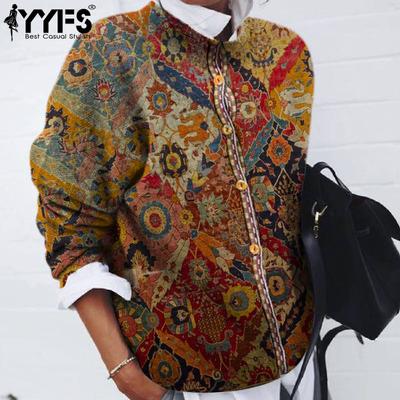 Women's Fashion Casual Spring Autumn Long Sleeve O-Neck Blouses & Shirts