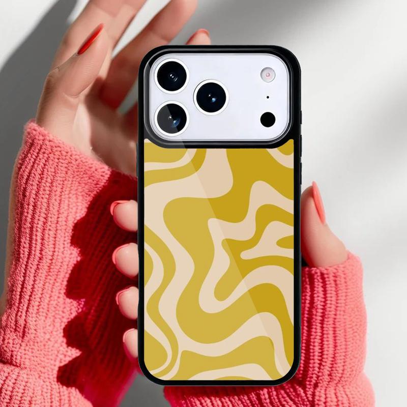 Liquid Swirl Abstract Pattern Phone Case for iPhone 17 16 15 14 13 Pro Max Back Cover for 12 11 Pro Coque